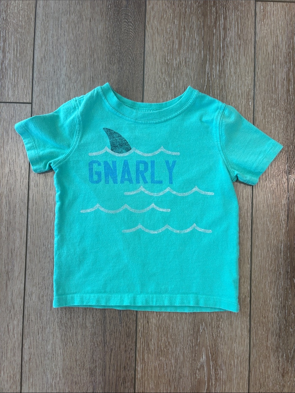 Baby Gap 18-24 months Gnarly shark fin tee